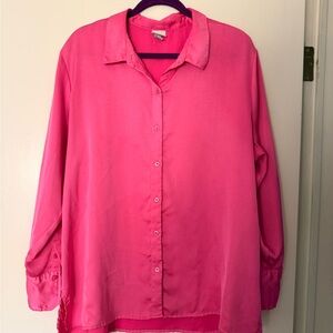 a new day Bright Pink Button-Down Shirt